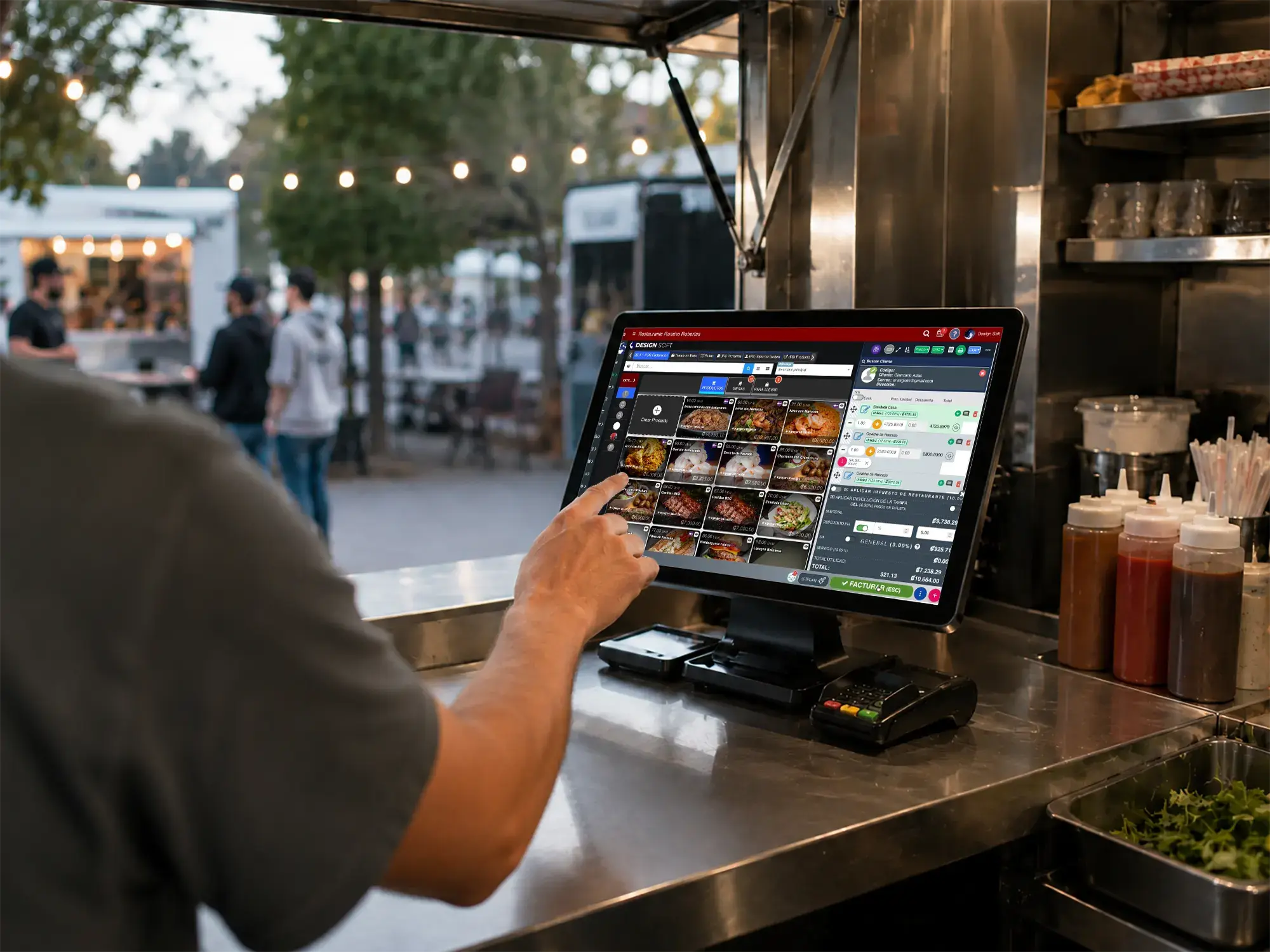 Facturacion y cobro en food truck