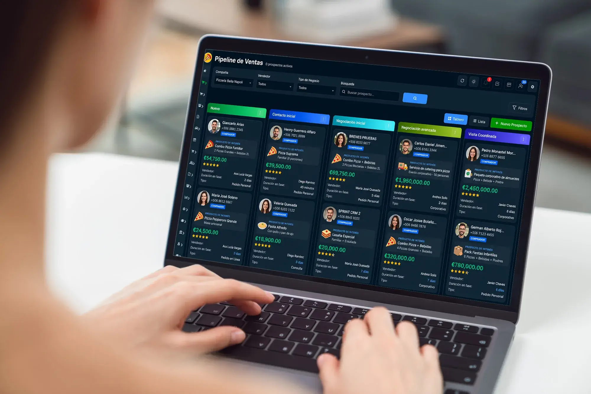 CRM para restaurantes y clientes frecuentes